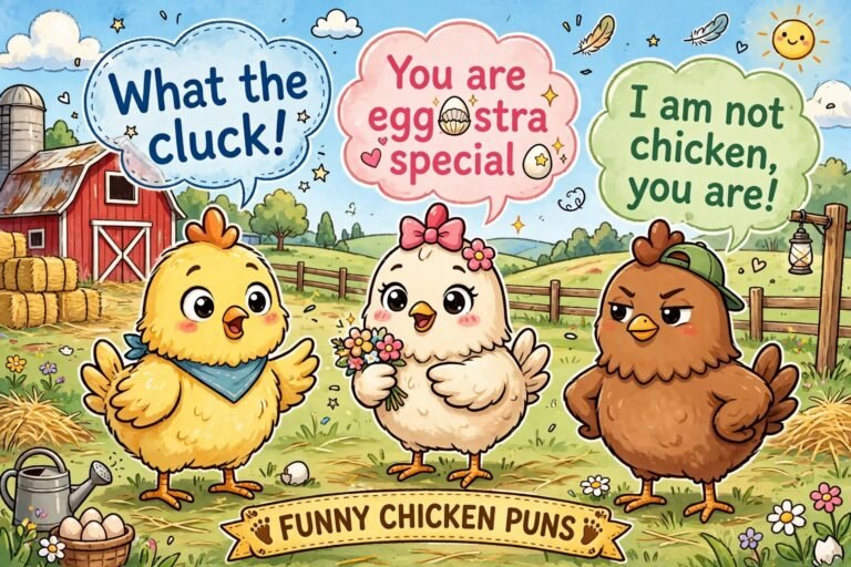 Funny Chicken Puns: 100+ Egg-cellent Jokes to Make You Laugh