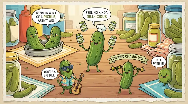 Funny Pickle Puns: 250+ Dill-icious Jokes to Make You Laugh